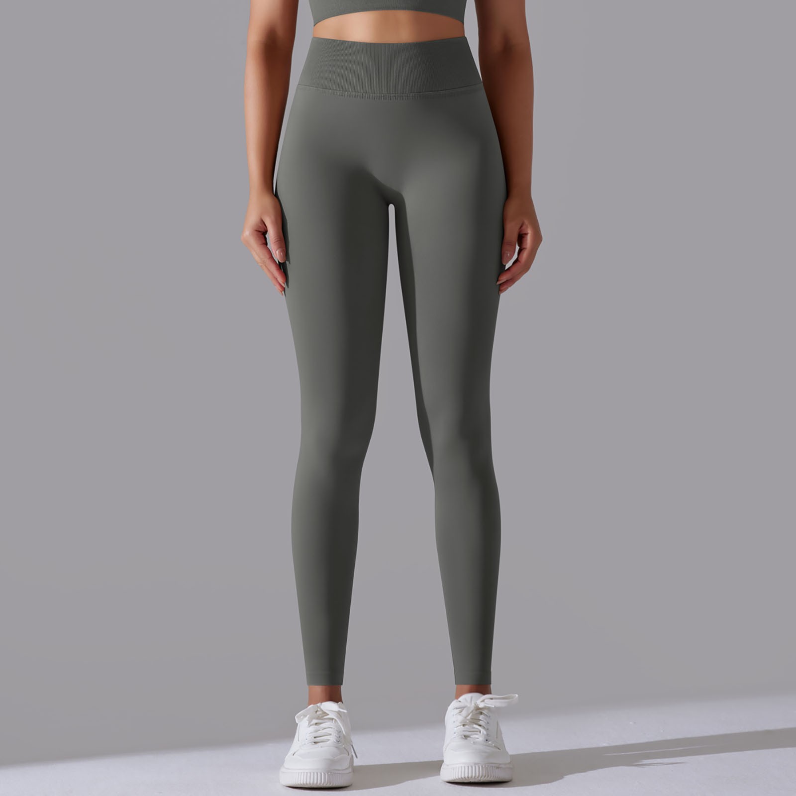 thumbnail image 5 of Pantalones deportivos de yoga para mujer: cintura alta, elásticos, atléticos, versátiles, para hacer ejercicio, 5 of 8